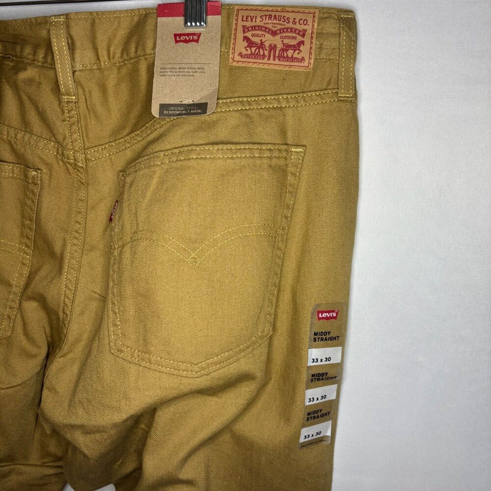 Levis Middy Straigtht 33x30 NWT - Picture 5 of 8